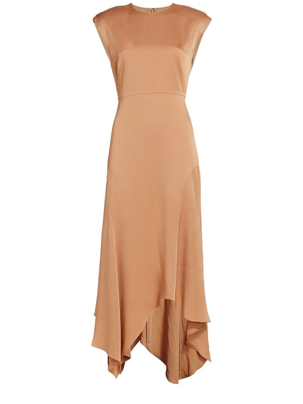 🧡NWT VERONICA BEARD PEONY DRESS IN COLOR CHAI SIZE 8 - Picture 3 of 17